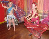 Samiera kinderfeestje buikdansen met sluier